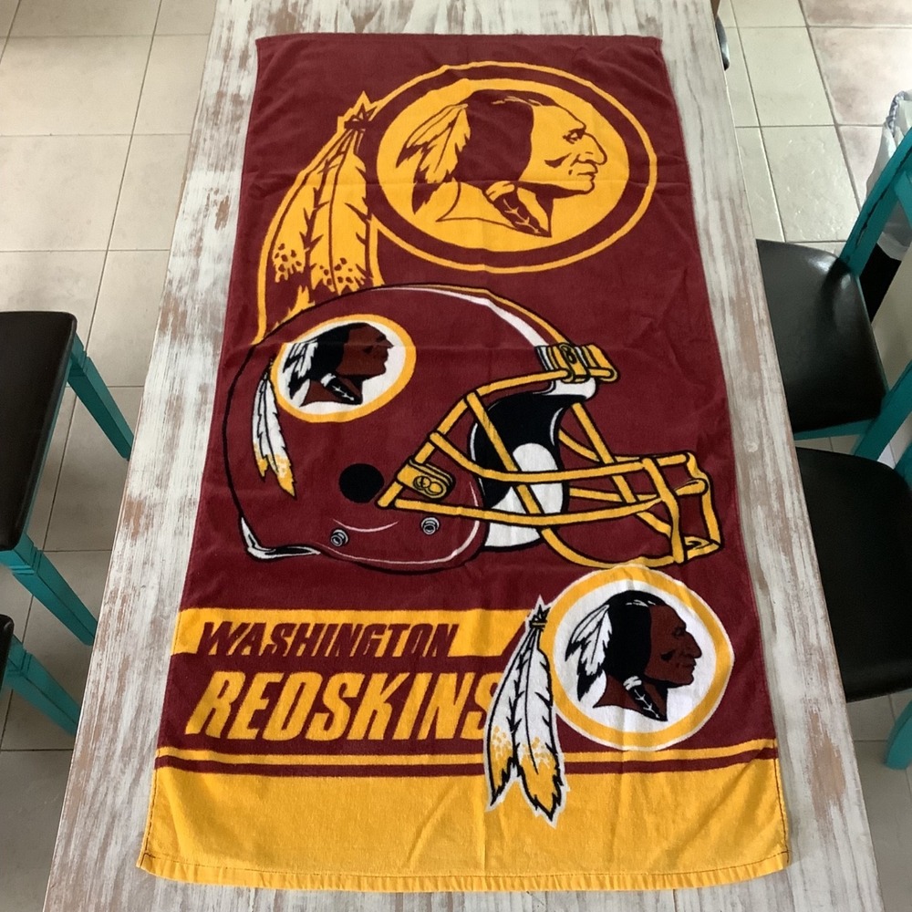 Northwest NFL Washington Redskins 100%  Cotton Beach Towel 27 x 53‎